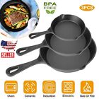 Non-Stick Frying Pan Set with Induction Bottom, 3-Piece Nonstick Cookware Set