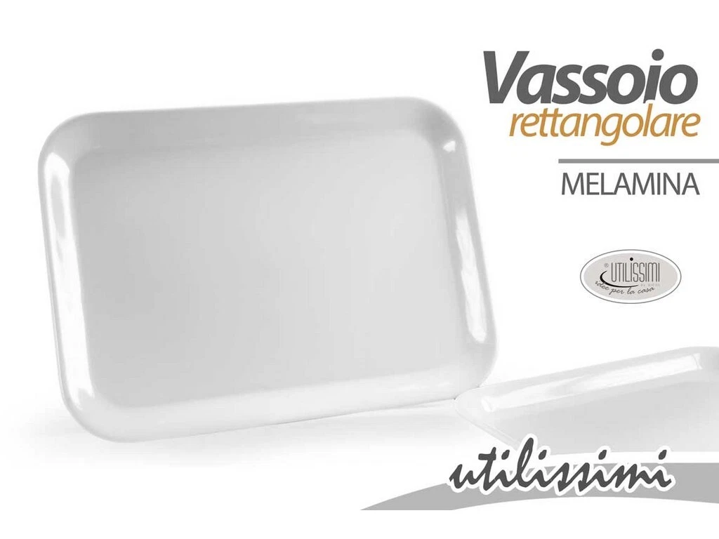 Vassoio Plastica "Tray" Bianco 32cm (25 Pezzi