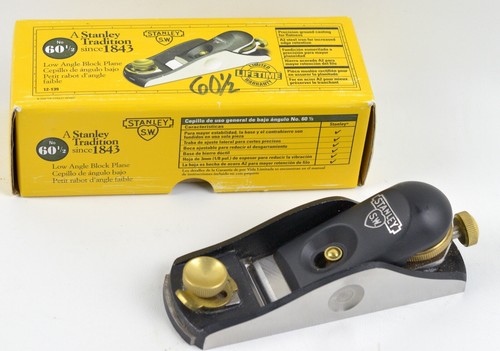 Stanley SW Low Angle Block Plane Sweetheart No. 60 1/2 w/Box