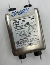 CORCOM 6VS1 EMI POWER LINE FILTER 6A 120/250V 50/60HZ