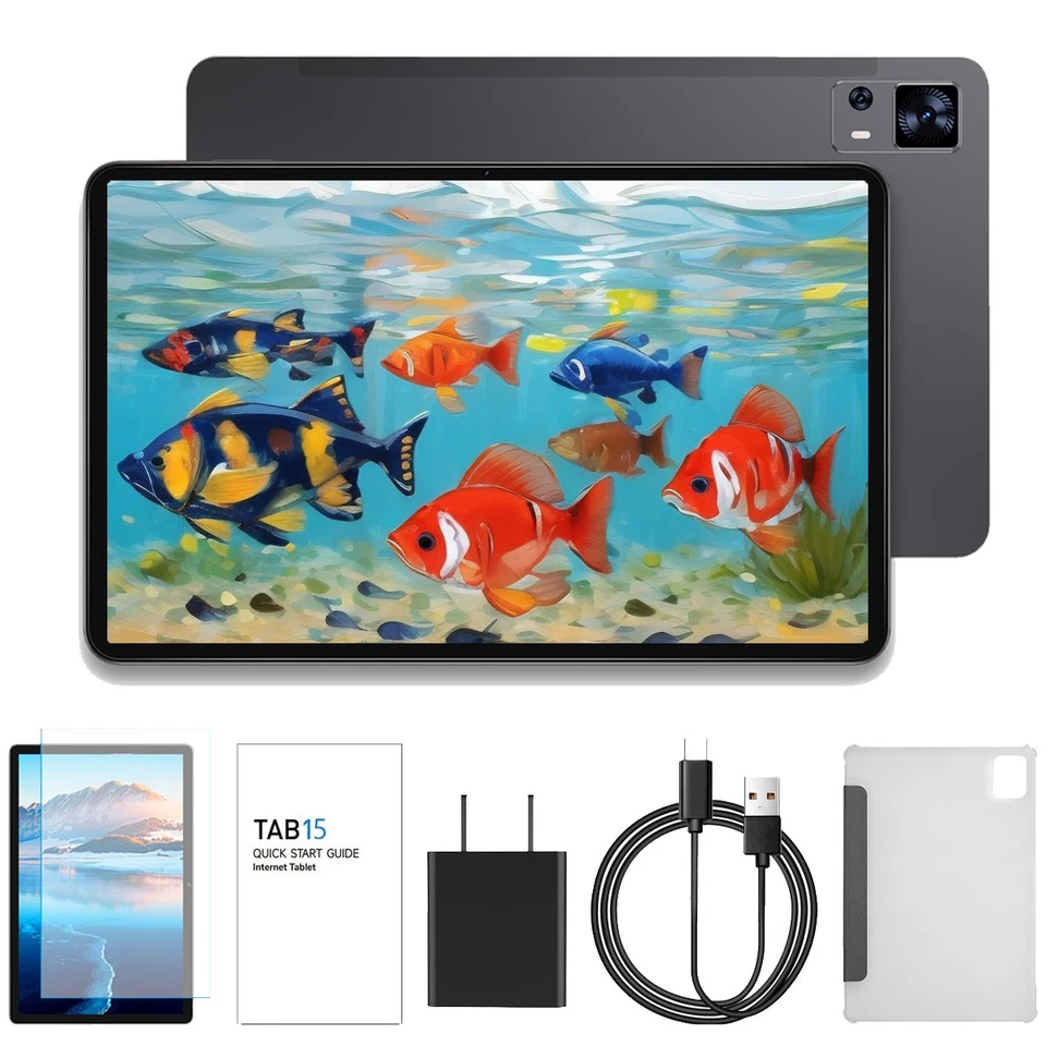 2025 Neu 12 Zoll Tablet Android 13 16GB RAM+256GB 8000mAh 4G LTE 2SIM WlFl GPS - Bild 2 von 4