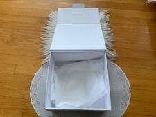 Authentic Square Dior Gift Box White Textured 9X9X4.5 inches Empty Gift Box