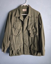 Vietnam Poplin Non-Ripstop 3rd Pattern Jungle Fatigue Jacket Small Short