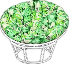 Sitzkissen Papasan Rattan Kissen Auflage für Hängesessel Hängeei Schaukel 110 cm