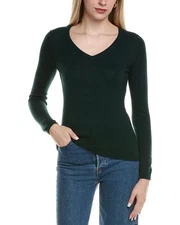 Sofiacashmere Modern V-Neck Wool & Cashmere-Blend Sweater Women's