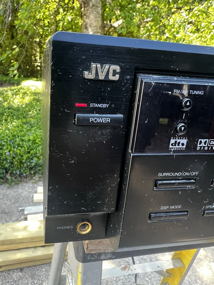 JVC RX-6010V Dolby Digital DTS AV Stereo 5.1 Surround Receiver No Remote Tested - Image 3 of 4