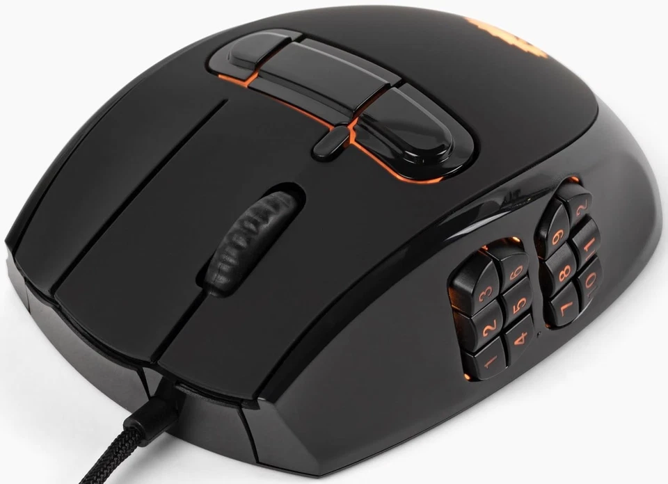 Hedgehog MMO Gaming Mouse - 16 000 DPI - 23 Programmable Buttons - Switch to Joy - Image 2 of 4