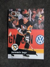 1991-92 Pro Set Jaromir Jagr Pittsburgh Penguins #183 Hockey Card