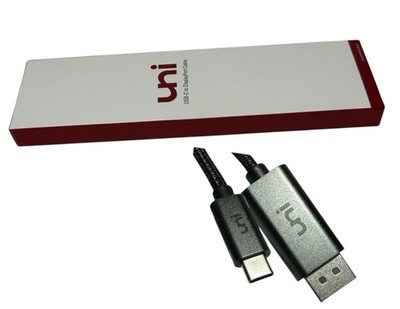 Uni USB-C to DisplayPort Cable 4K 60Hz 6' Long - Android to Monitor Adapter-F/SH