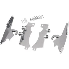 Memphis Shades Trigger-Lock Mounting Kit - Aluminum / Fats And Slim Windshields