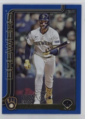 2025 Topps Update Blue Rainbow Foil 66/150 Eric Haase #US30 16m5