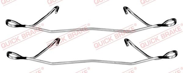 ZubehöRsatz, Scheibenbremsbelag Vorne Hinten Quick Brake 109-1180 FüR Renault-image