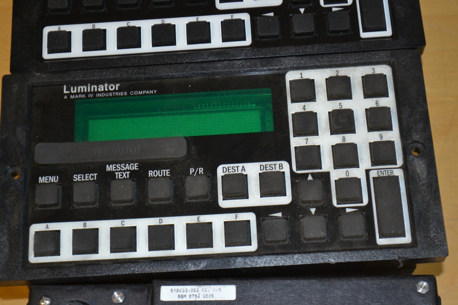LOT OF 3 LUMINATOR MARK IV ODK DISPLAY & KEYPAD LED CONTROLLER  510453-003