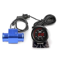 ZHSYMX Universal 52mm Water Temperature Gauge Joint Pipe: 26MM Blue, Red