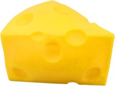 Extra Large Squishy Squeeze Cheese Block, Gag Gifts Funny Adult, 4.25 Inch Gi