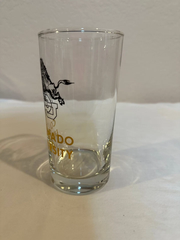 UNIVERSITY OF COLORADO CU GLASS BUFFALOS NCAA BOULDER COLLEGE BEER BAR - Image 4 of 4