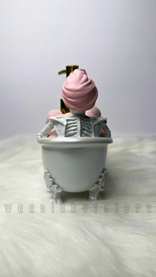 Dispensador de loción de jabón de baño de burbujas con esqueleto de Halloween *NUEVO * Decoración recargable Foto 4 de 4