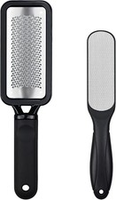 Foot Files Callus Remover 2 Pcs Stainless Steel Professional Pedicure Foot Rasp