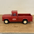 Vintage 1960s Tonka Pressed Steel Red Jeep Pick Up Truck