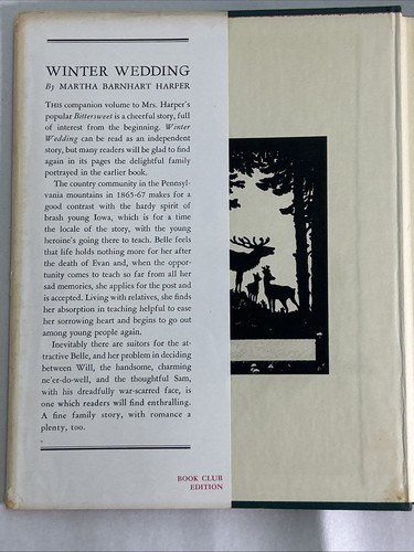 Winter Wedding by Martha Barnhart Harper (Vintage 1950, BCE Hardcover) - Picture 17 of 24