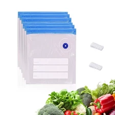 24 PCS 10"X13.5" Sous Vide Bags Vacuum Zipper Sealer Bag for Food, ... Fast Ship