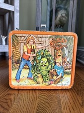 1974 Sigmund Sea Monsters Metal Lunch Box Aladdin Vintage TV Show Missing Handle