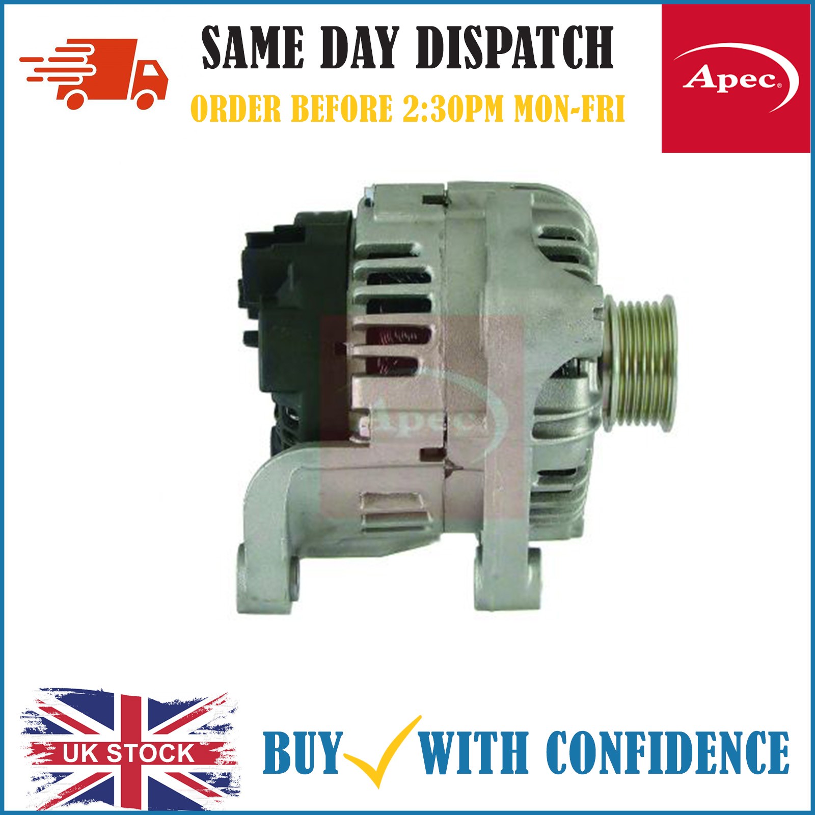 For Bmw 3 Series 2001-2005 2.0d Apec Alternator AAL1808