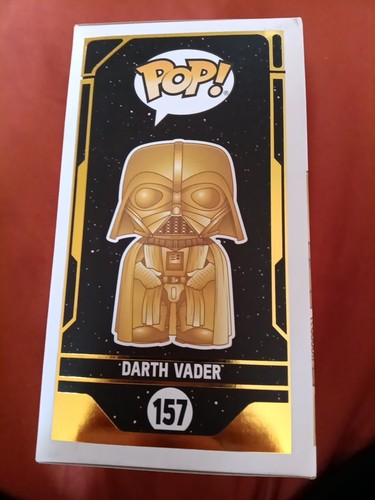 Funko Pop! Movies: Star Wars - Darth Vader (Gold) (Metallic) Vinyl Figure - Picture 4 of 4