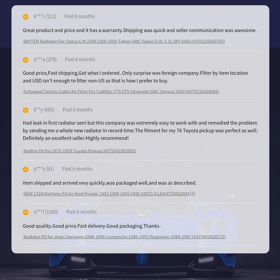 Aluminum Radiator For Chevrolet Camaro Pontiac Firebird 3056369 DPI951 - Image 2 of 4