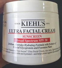 Kiehl's Ultra Facial Cream Broad Spectrum SPF 30 New Sealed Lrg 4.2 Mint RP: $72