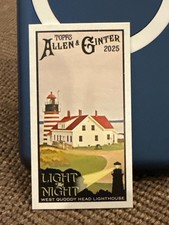 West Quoddy Head Lighthouse 💎 2025 Topps Allen & Ginter #LTN-30 Light the Night