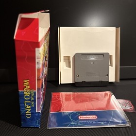 Nintendo Wario Land Virtual Boy CIB In A Repro box Manual And Cart Holder
