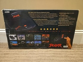 Atari Jaguar System Console Complete in Box 64 Bit W/Cybermorph Game, Manuals