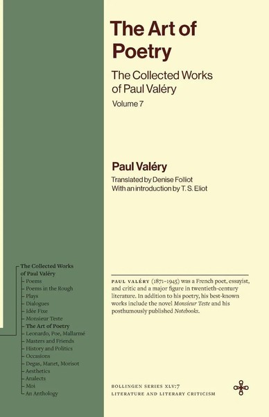 The Art Of Poetry The Collected Works Of Paul ValéRy, Volume 7 Paul ValéRy Buch-image