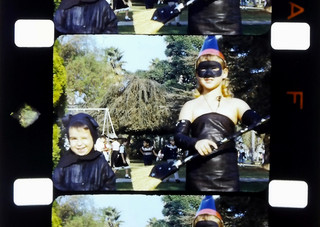 16mm Home Movie 1953 California Family Halloween Santa Monica Beach & More