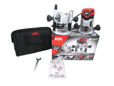 SKIL 1830 FIXED BASE / PLUNGE ROUTER COMBO KI...