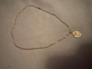 Authentic Dainty Layering Initial Necklaces for Women 14k Gold Plated Paperclip Chain NEC