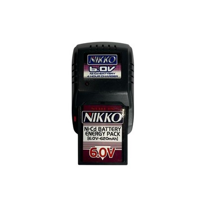 NIKKO 6.0V 650mAh Ni-Cd SLOT IN BATTERY PACK AND 4 HOUR CHARGER | eBay