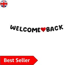 Elegant Glitter Welcome Back Banner - Perfect for Back to School Celebrations