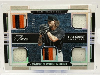2024 Panini Three and Two #FCS-CW Carson Whisenhunt Full Count Swatches #/25
