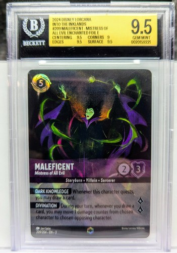 Maleficent - Mistress of All Evil graded BGS 9.5 for sale on eBay