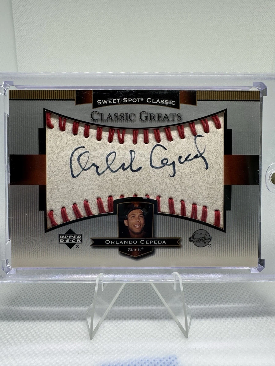 MLB ニックネームauto ORLANDO CEPEDA Orlando Cepeda Autographed Baseball Cards for sale | eBay