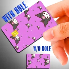 Kuromi Credit Debit Card Sticker Decal Skin HOLOGRAPHIC WATERPROOF