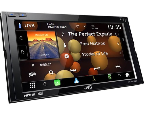 JVC Autoradio WiFi Apple CarPlay für Nissan NP300 Navara Pick-up ab 2016 matt - Bild 4 von 7