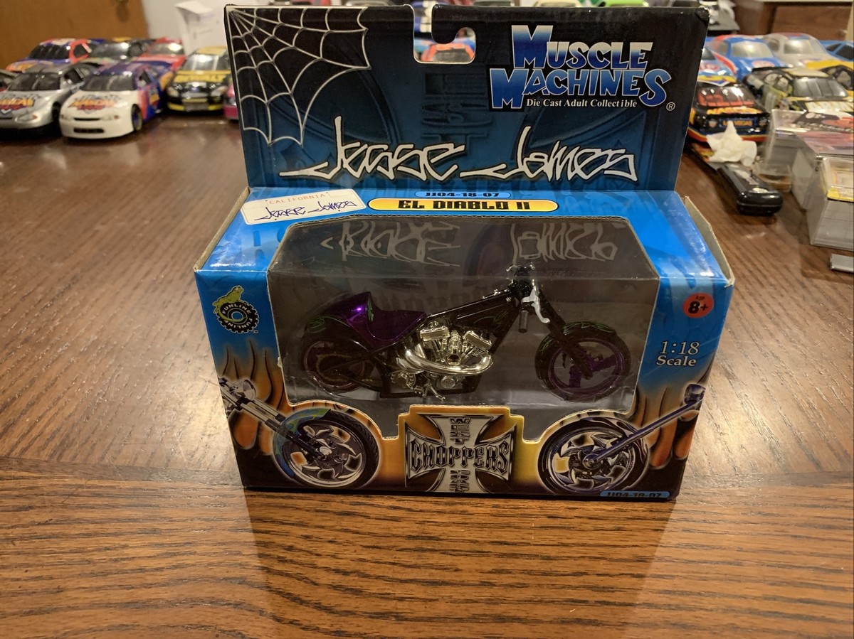 Jesse James West Coast Choppers WCC EL Diablo II 1:18 Purple Jesse James West Coast Choppers WCC EL Diablo II 1:18 Purple