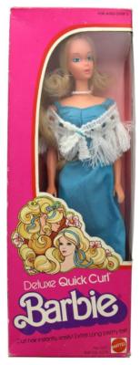Vintage 1975 Deluxe Quick Curl Barbie 