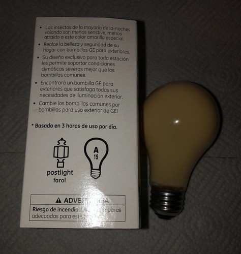 4 Pack 90-Watt A-Line Bug Light Bulbs New - Picture 3 of 5
