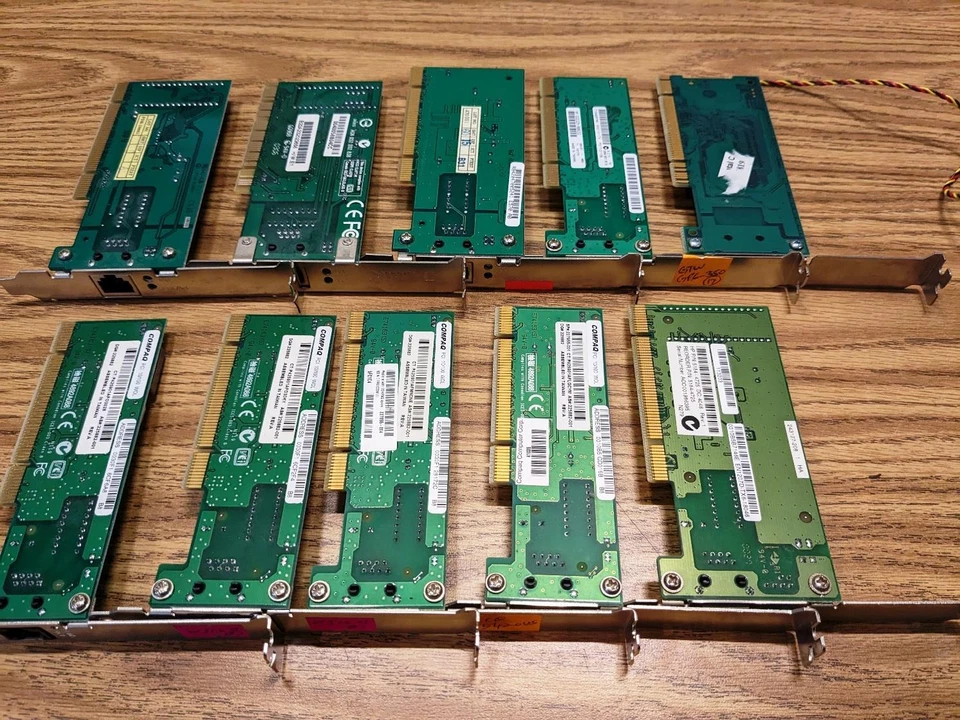 Lot of 10 - Compaq HP Linksys D-Link Network Ethernet Card PCI - (See the List) - Image 3 of 4