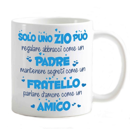 Tazza personalizzata abbracci Nonna Zia Madrina Madre Sorella Amica NATALE - Foto 6 di 34