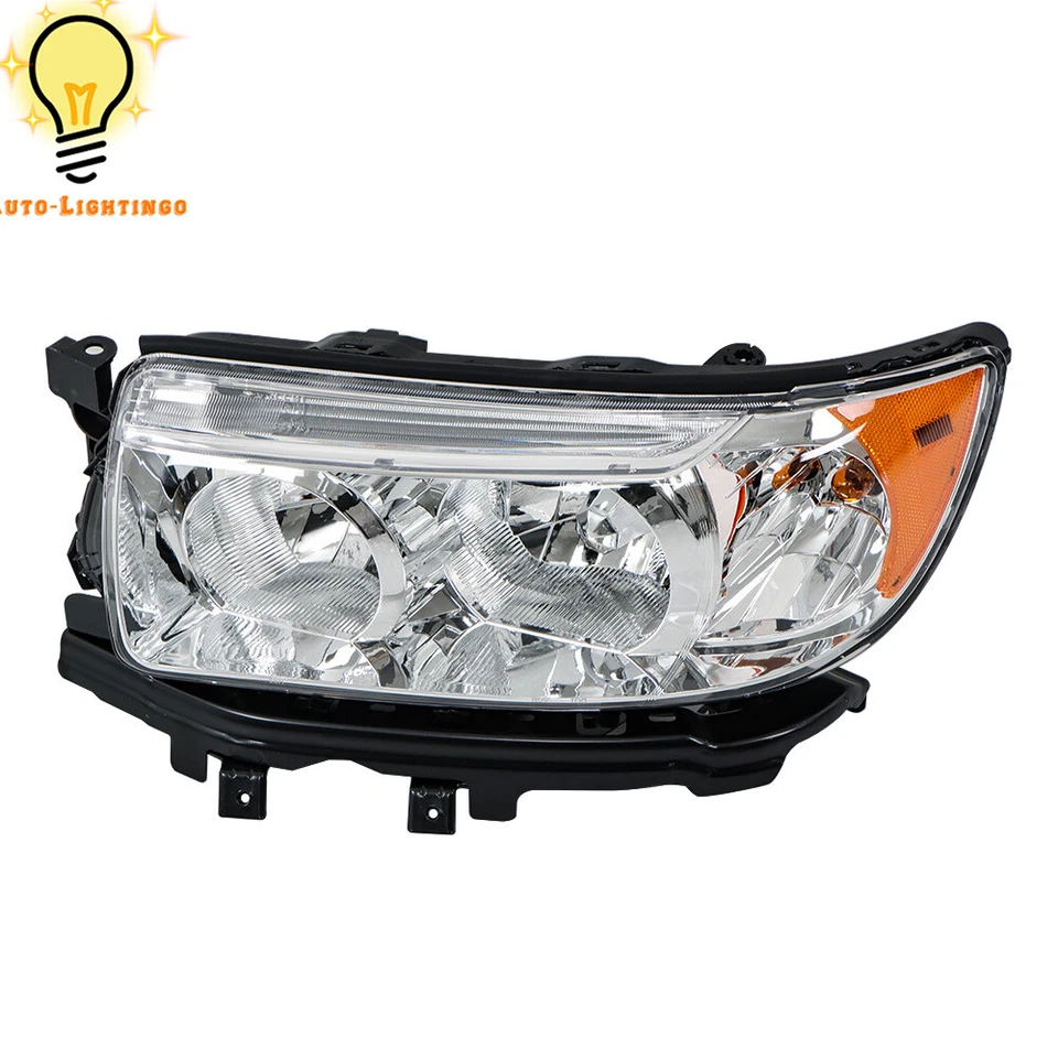 Headlights For 2006 2007 2008 Subaru Forester Wagon LH+RH Headlamp Halogen Type - Image 2 of 4